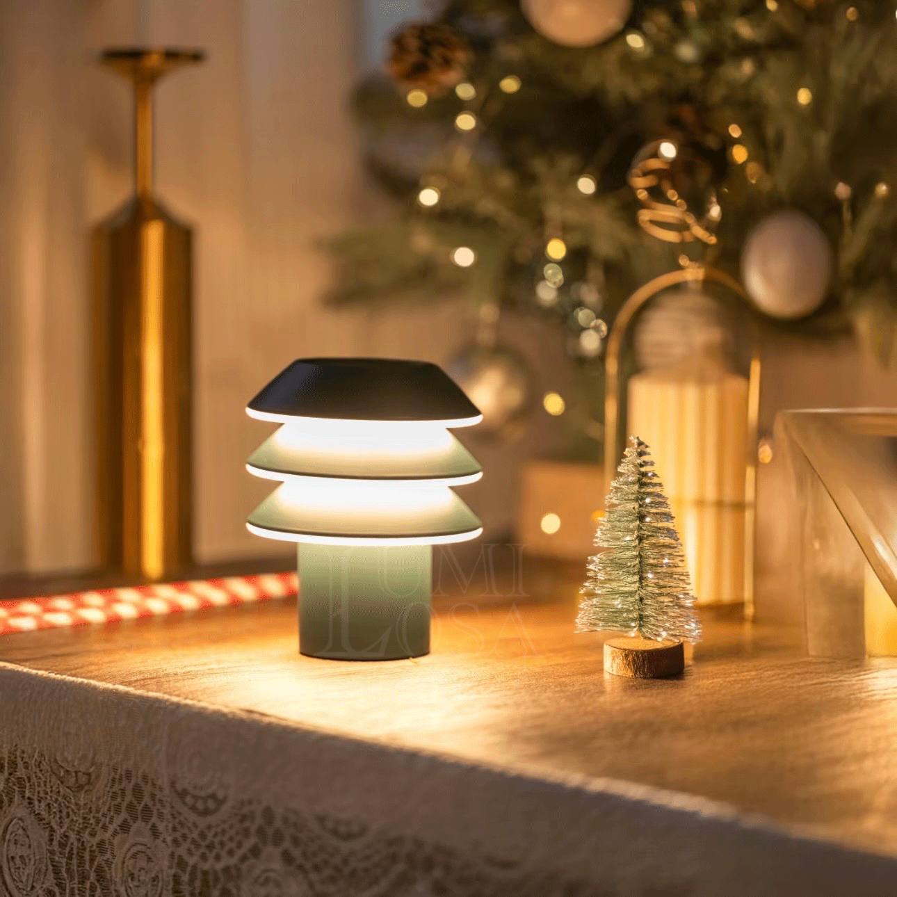 Modular Touch Mushroom Lamp | Rechargeable Portable Bedside Light