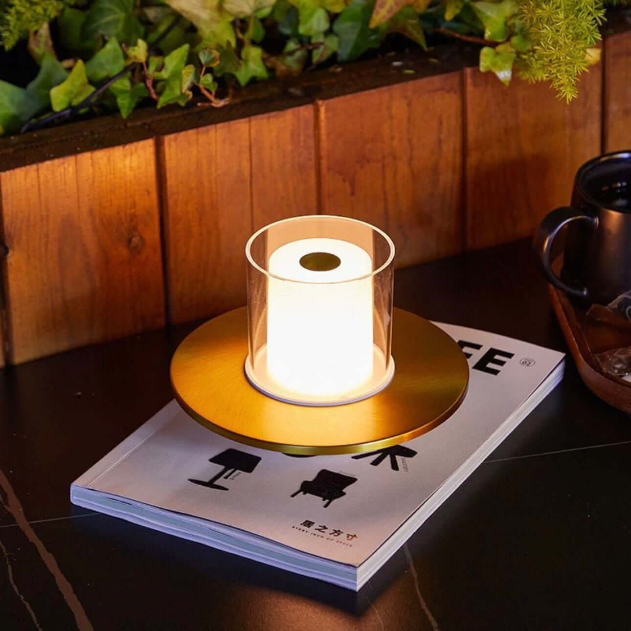 portable touch LED lamp for dining or bedroom