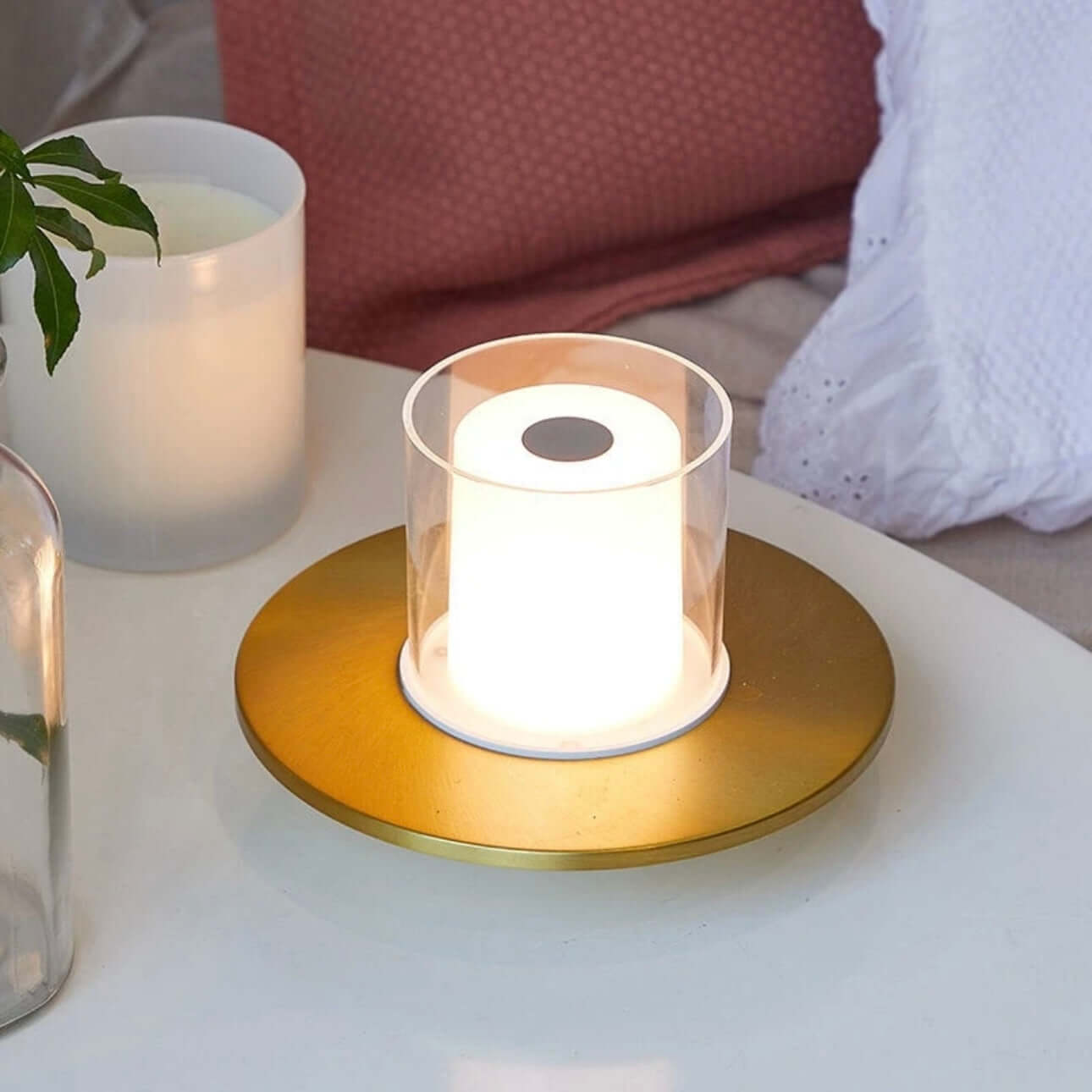 flicker-free eye-friendly candle lamp with long battery life