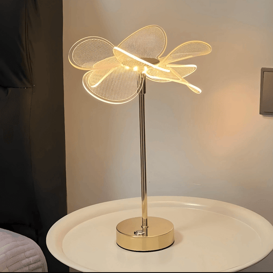 rechargeable LED clover lamp for bedroom or living room
