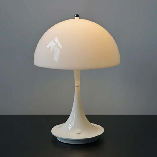 retro jellyfish table lamp with wireless rechargeable LED