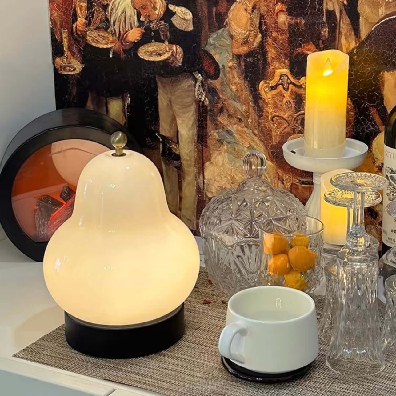 modern rechargeable touch sensor lamp