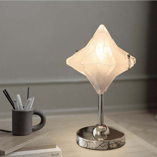 French postmodern star table lamp