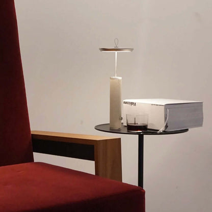 portable rechargeable table lamp for modern home office lighting