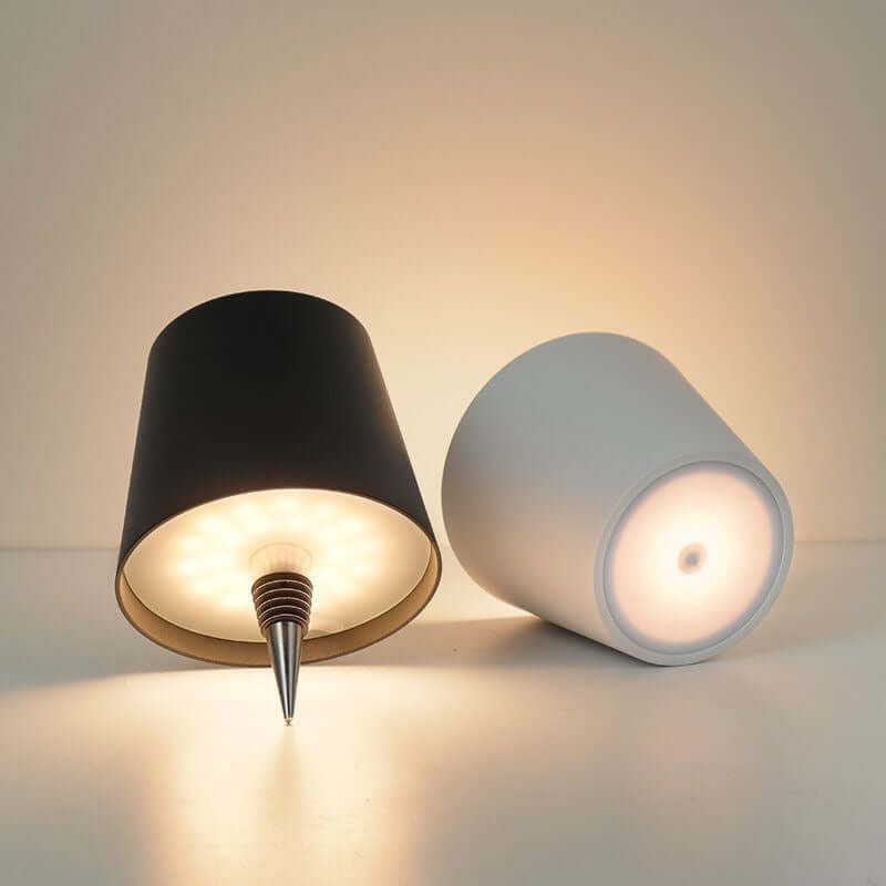Portable wine bottle lamp with adjustable color temperature 3000K–6000K