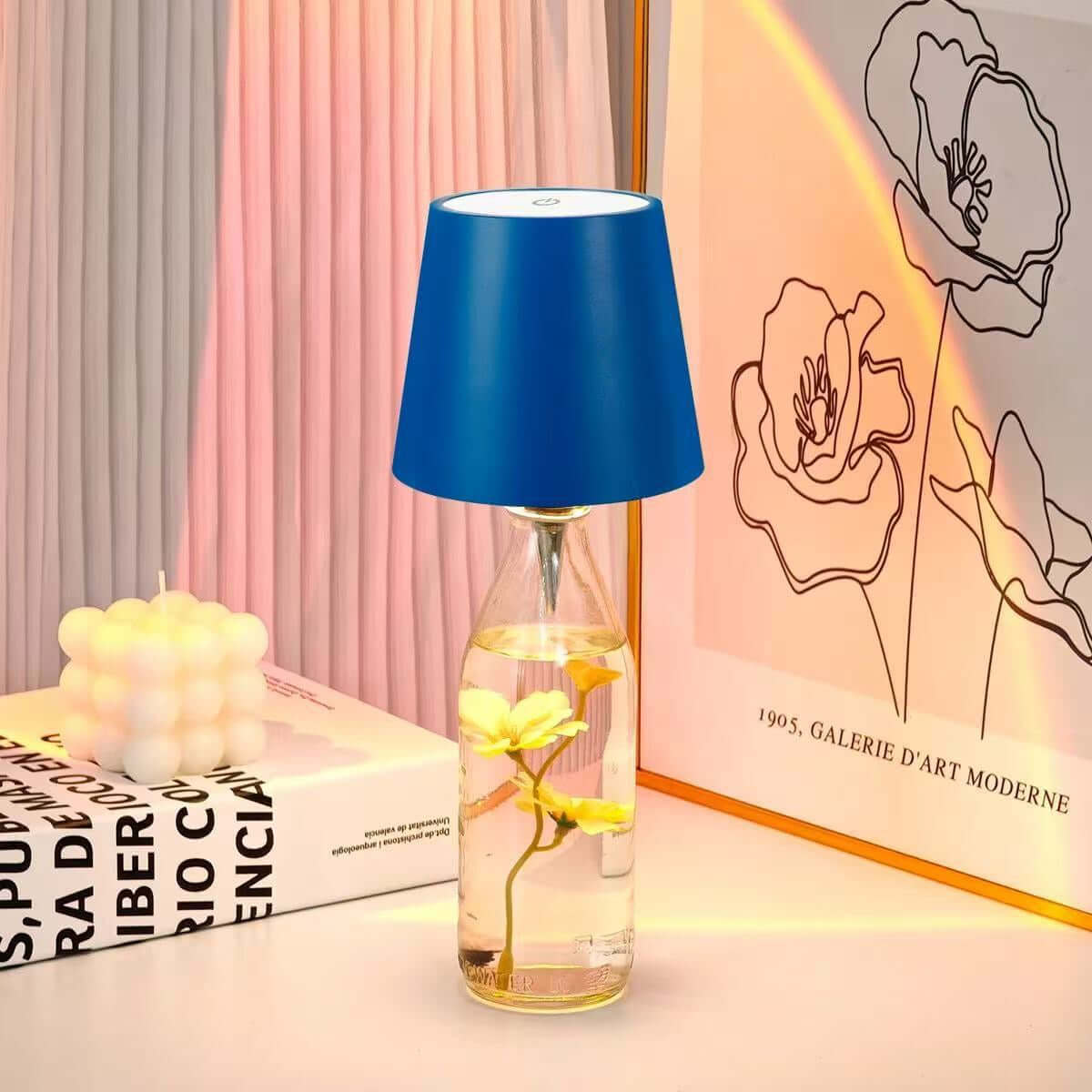 Creative wine bottle LED lamp for cozy and stylish home lighting