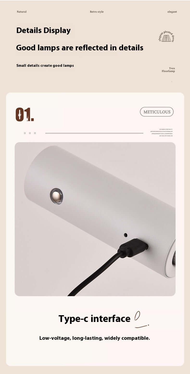 Adjustable LED desk lamp with strong magnetic ball base and clip