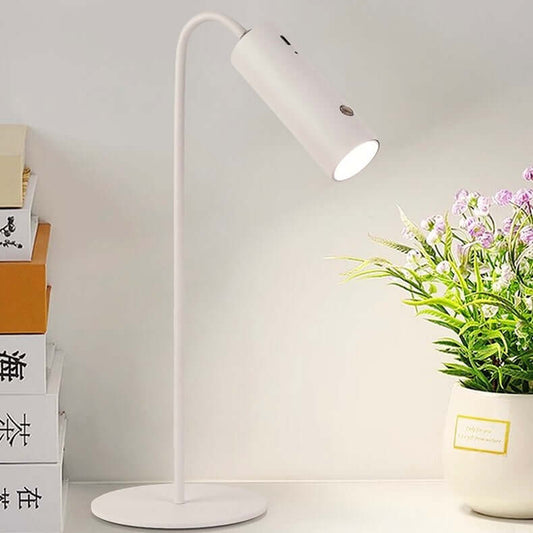 Rechargeable desk lamp with 3 color modes and magnetic 360-degree rotation