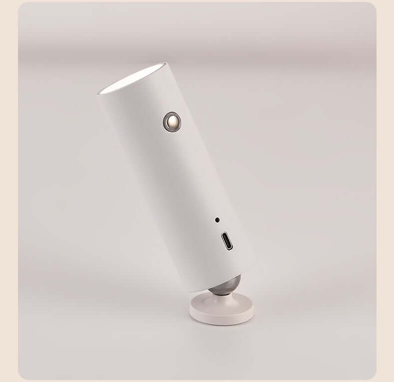 Portable magnetic desk lamp with anti-slip design and adjustable angles