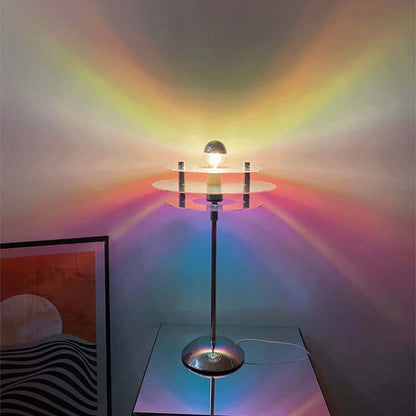Colorful LED desk lamp in Bauhaus style for home decoration