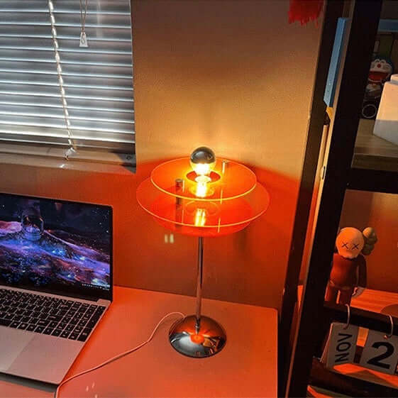 Modern Bauhaus LED table lamp with soft, elegant glow