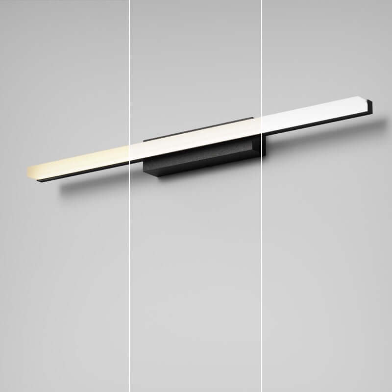 Contemporary LED bathroom mirror light with adjustable brightness