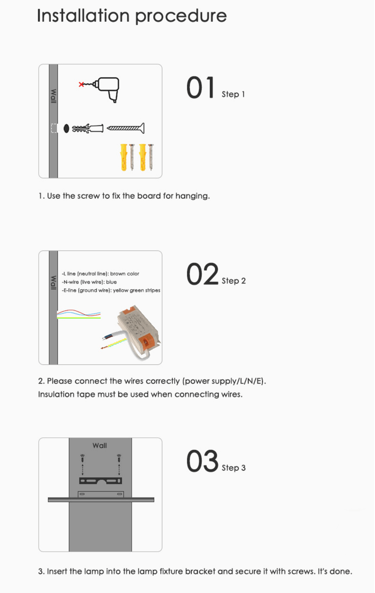 Energy-saving LED mirror lamp for bathroom wall