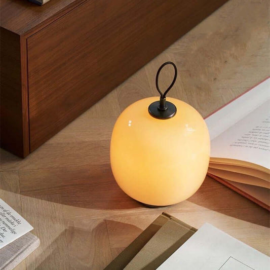 USB rechargeable Danish lamp with touch control and stepless dimming