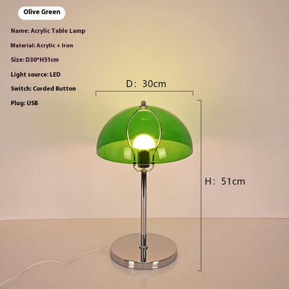 Soft ambient light acrylic lamp for cozy bedroom