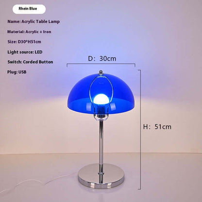 Decorative Bauhaus acrylic lamp for reading desk
