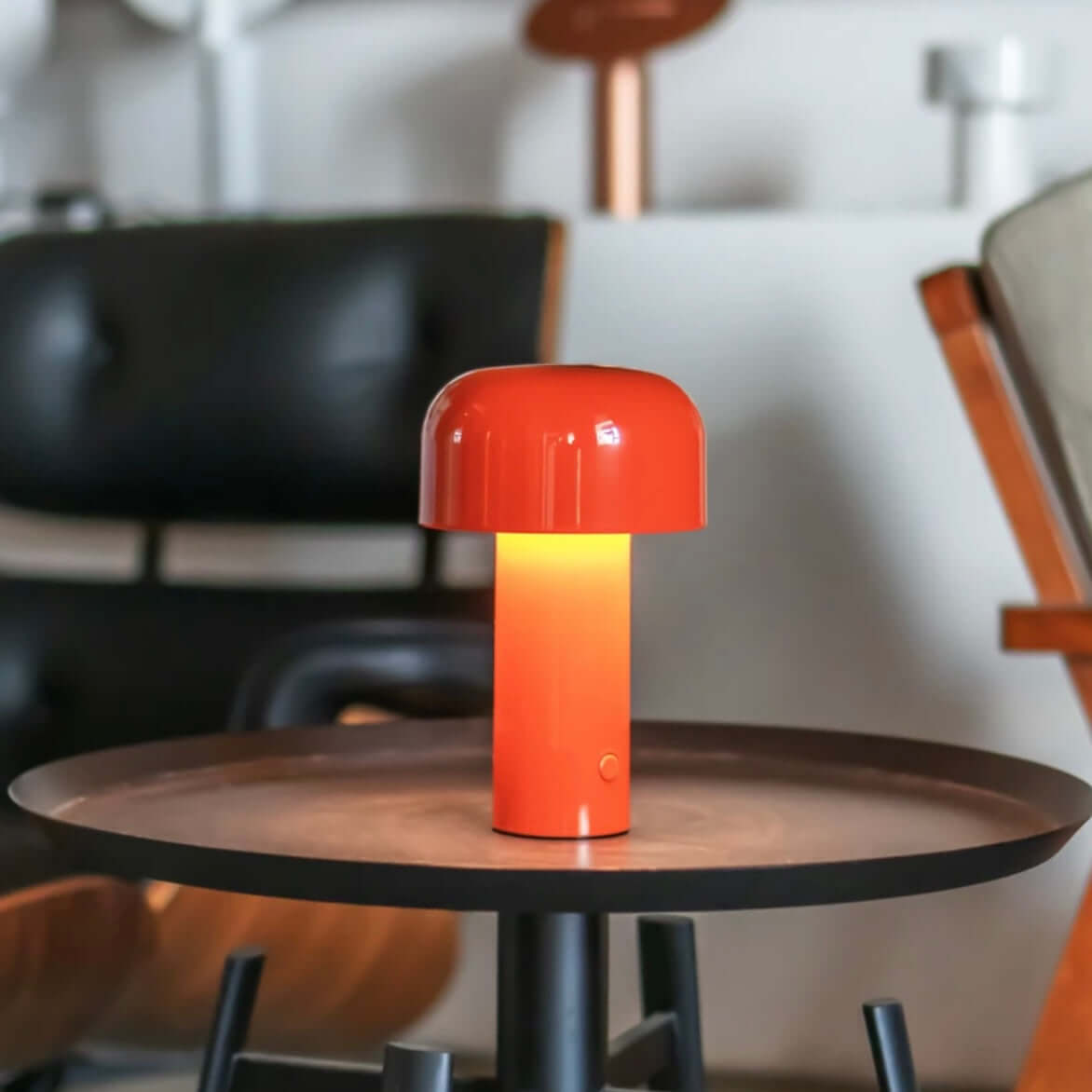 Scandinavian LED Mushroom Table Lamp – Touch Control, Cozy Lighting