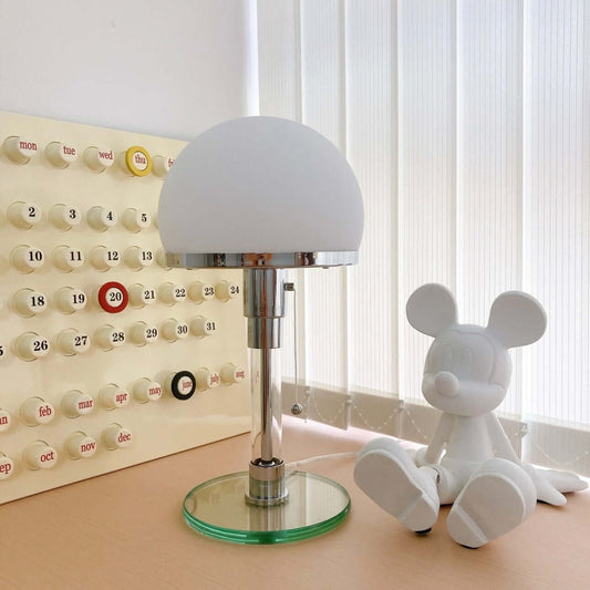 Nordic Minimalist Bauhaus Table Lamp – Modern Danish Style Bedside Lamp