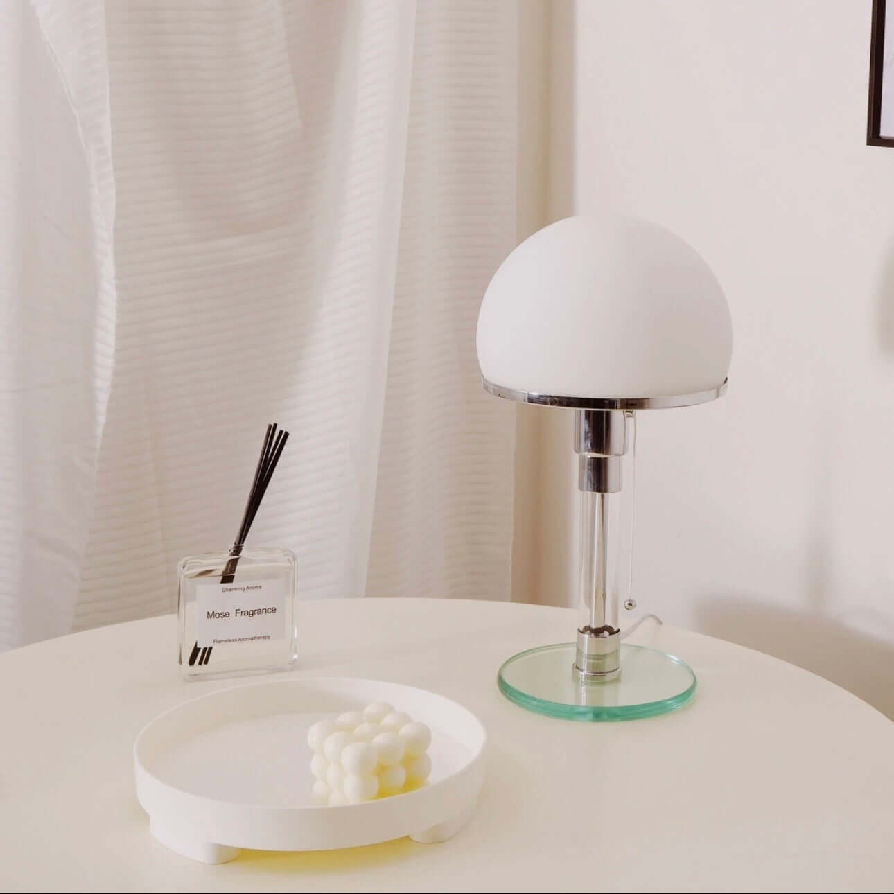 Nordic Minimalist Bauhaus Table Lamp – Modern Danish Style Bedside Lamp