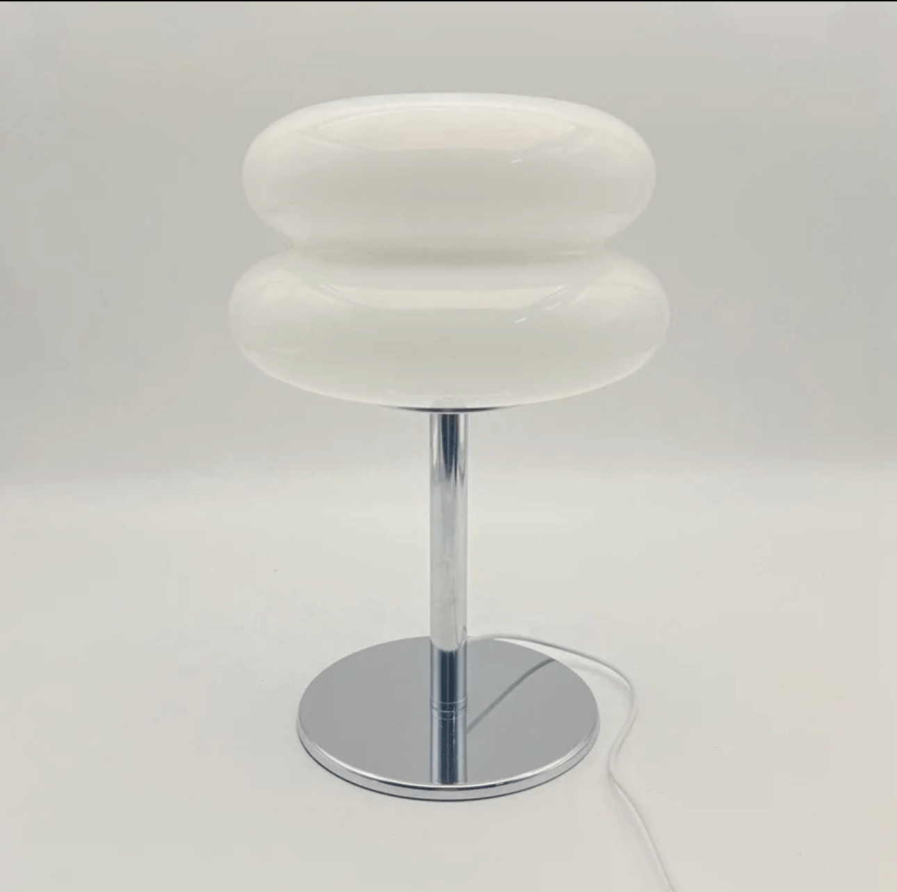 Modern Bauhaus Double-Layer Glass Table Lamp – Mushroom Style Bedside LED Lamp