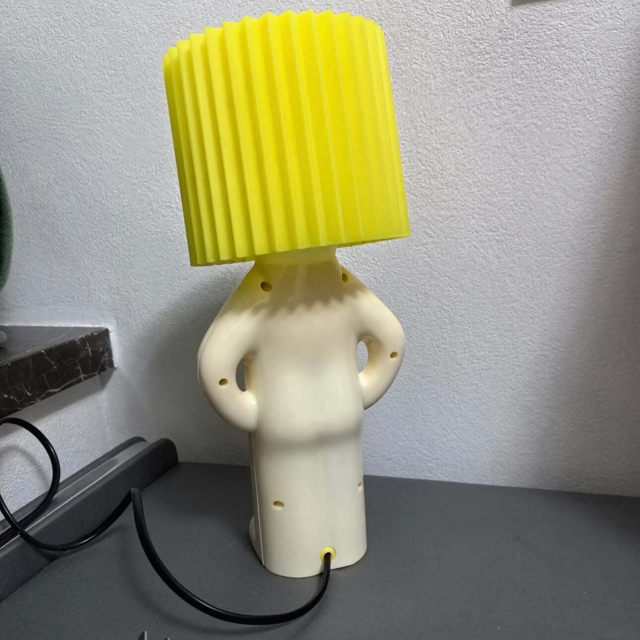 Creative Shy Boy Table Lamp – USB Rechargeable Night Light for Bedroom Decor