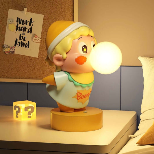 Lumiosa™ Star Messenger - Resin Art Toy Night Light | Cordless Touch LED Lamp for Bedroom & Nursery