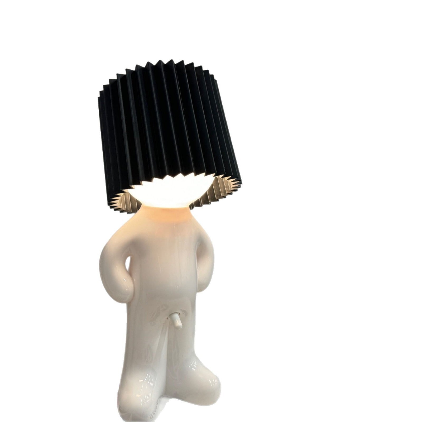 Creative Shy Boy Table Lamp – USB Rechargeable Fun Desk & Bedside Lamp