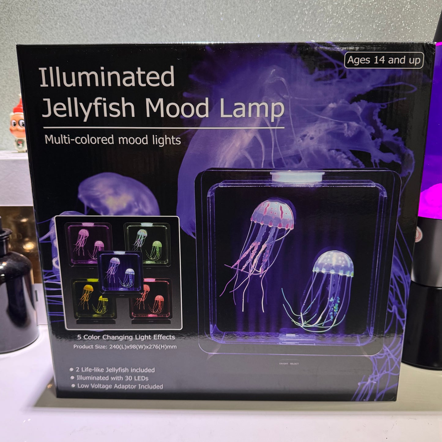 Jellyfish Aquarium Lamp | LED Floating Jellyfish Night Light 7 Colors