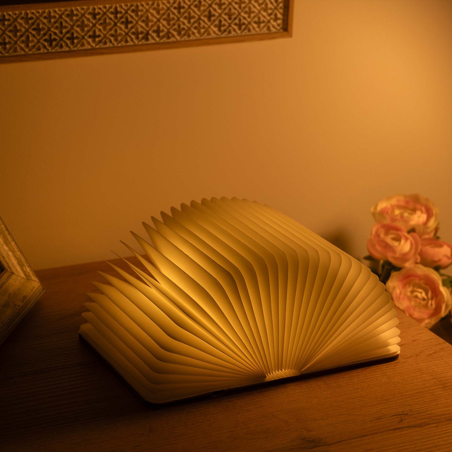 Book-shaped lamp