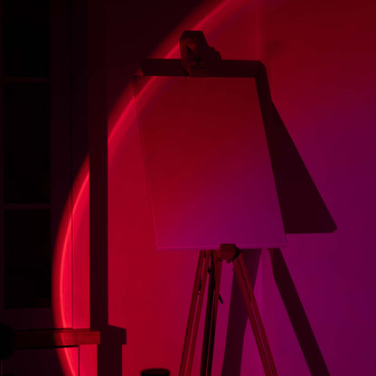 Sunset Projection Lamp – USB LED Ambient Light for Bedroom & Living Room