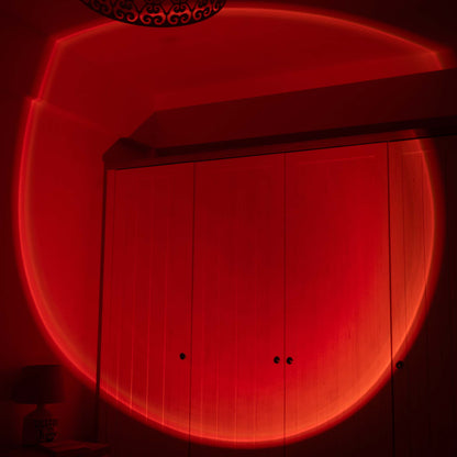 Sunset Projection Lamp – USB LED Ambient Light for Bedroom & Living Room