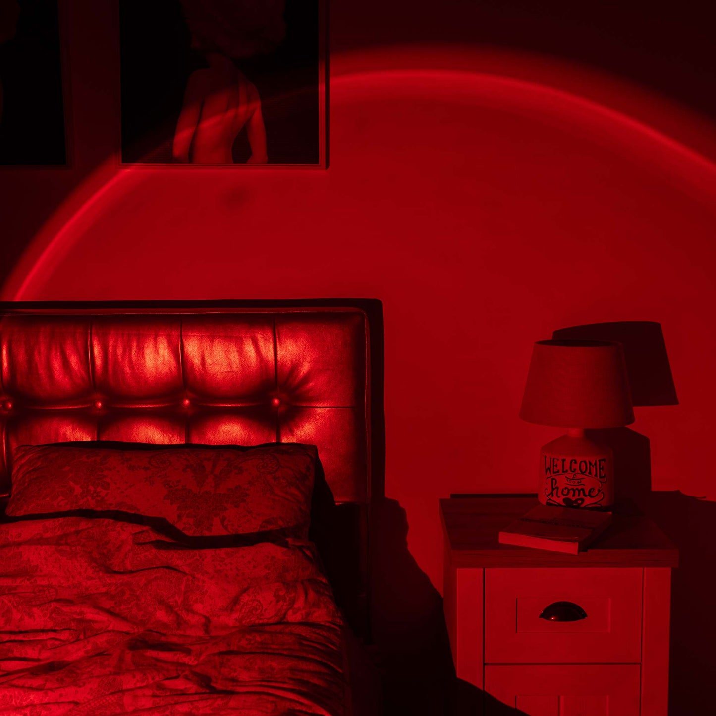 Sunset Projection Lamp – USB LED Ambient Light for Bedroom & Living Room