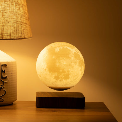 Levitating moon lamp