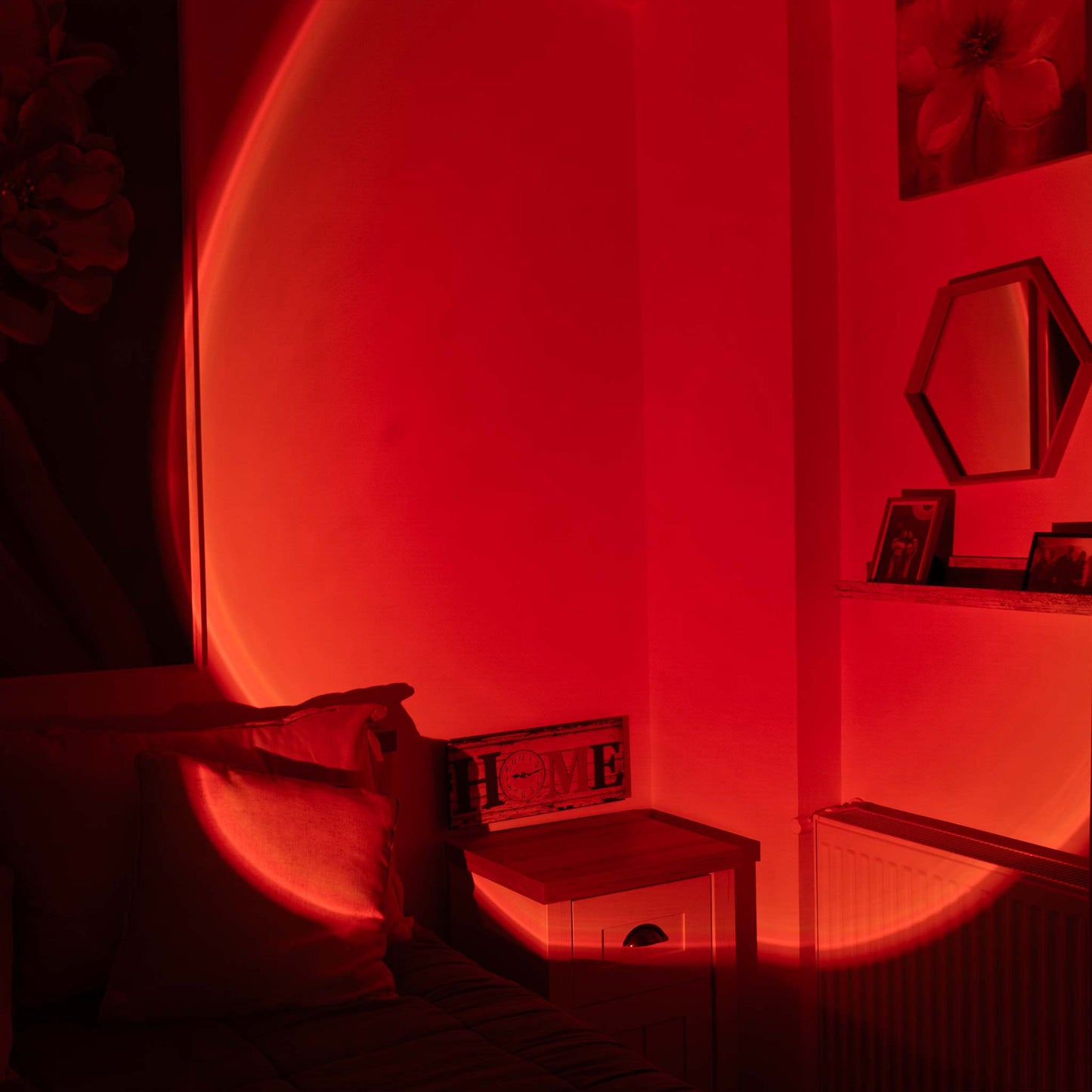 Sunset Projection Lamp – USB LED Ambient Light for Bedroom & Living Room