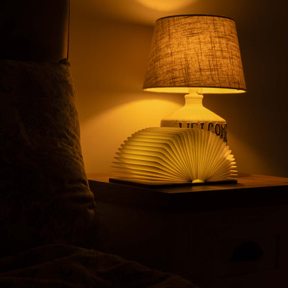 Book-shaped lamp