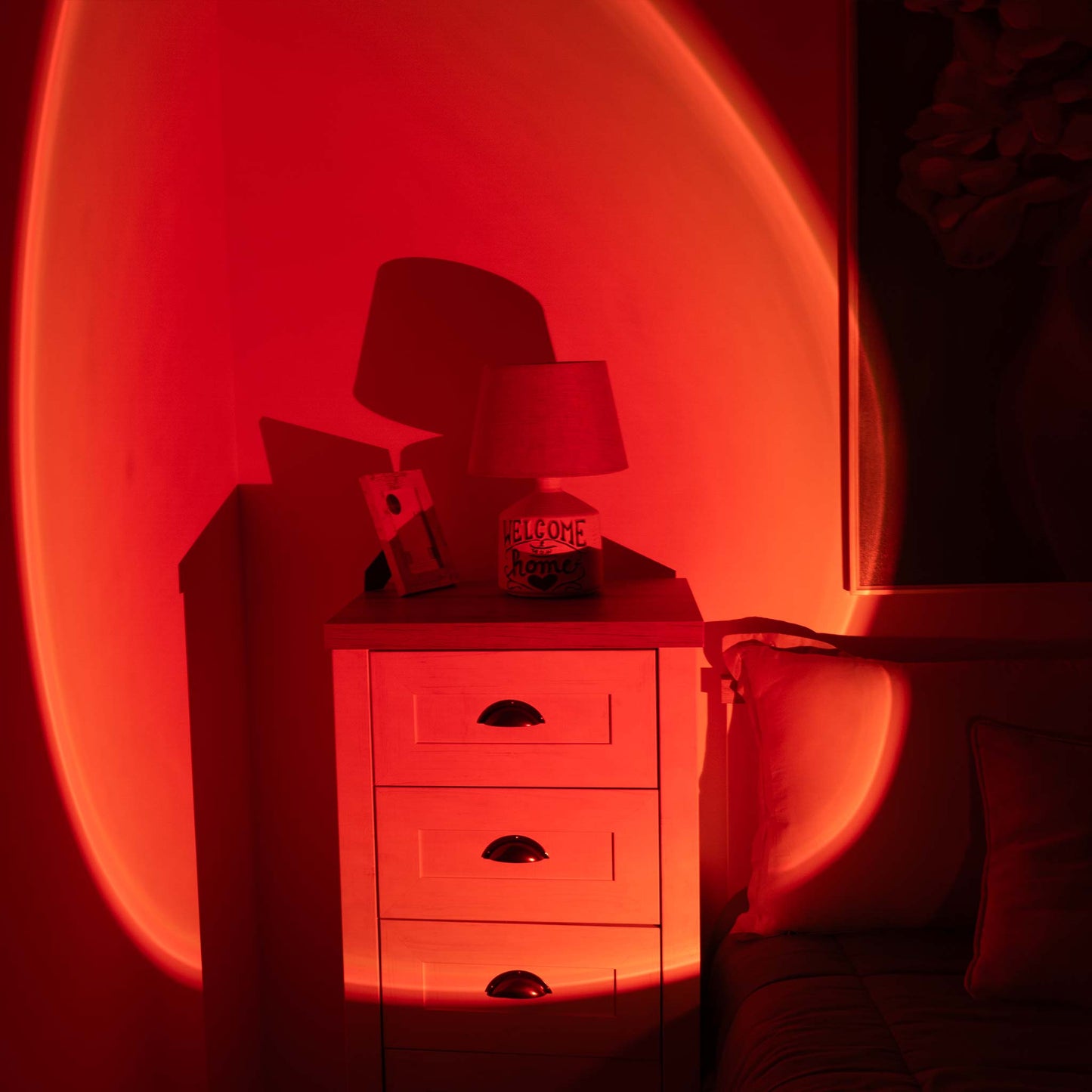 Sunset Projection Lamp – USB LED Ambient Light for Bedroom & Living Room