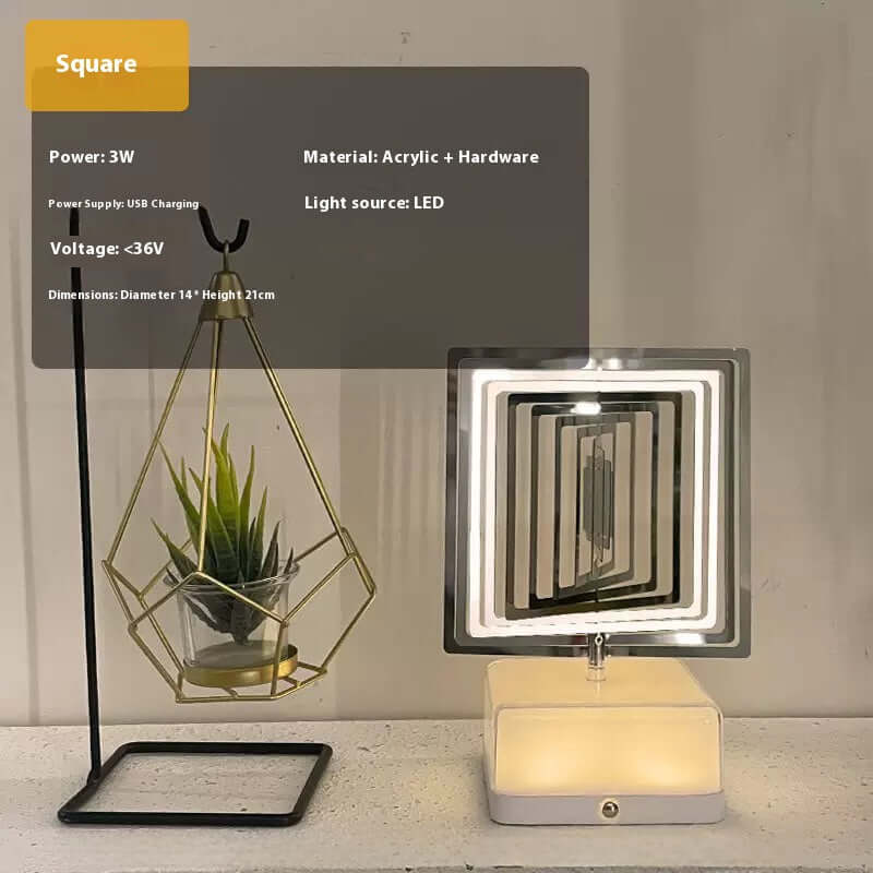 Multi-color LED bedside lamp for fun and decorative bedroom lighting