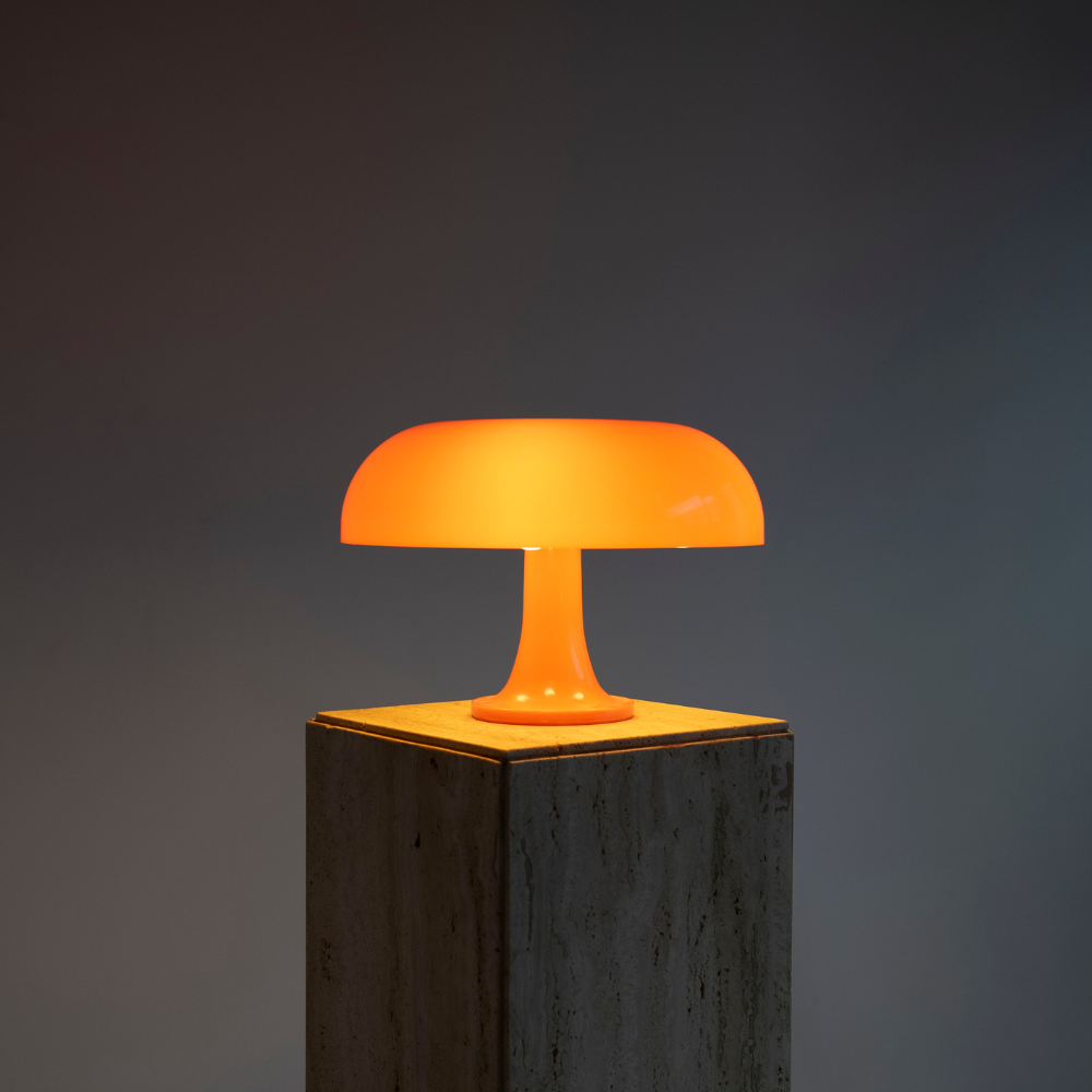 Italian mushroom touch LED lamp with adjustable brightness
