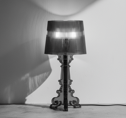 Acrylic Baroque Style Table Lamp - 19" Aesthetic Accent Lighting