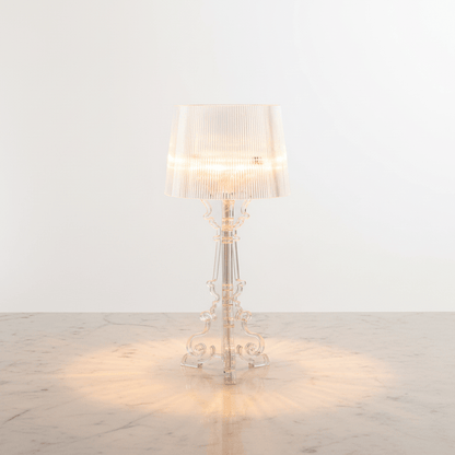 Acrylic Baroque Style Table Lamp - 19" Aesthetic Accent Lighting