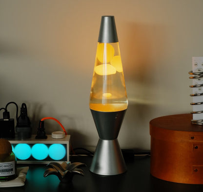 Gift-ready lava lamp in stylish packaging