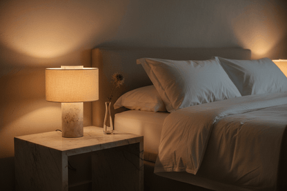 Marble Lamp Correct Ratio - Bedroom