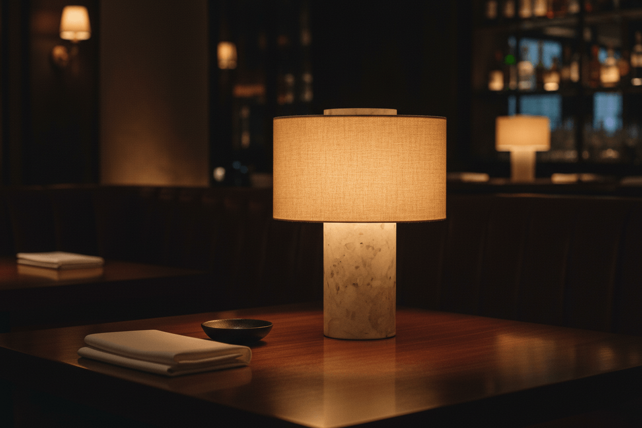 Marble Lamp Correct Ratio - Restaurant