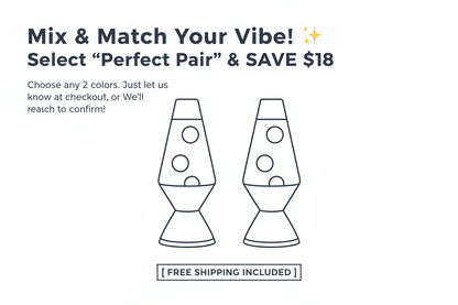 Retro Lava Lamp Bundle Offer - Perfect Pair Mix and Match
