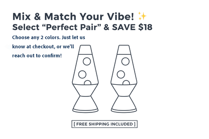 Retro Lava Lamp Bundle Offer - Perfect Pair Mix and Match