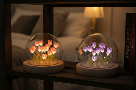 Pink + Purple Tulip Lamp Bundle
