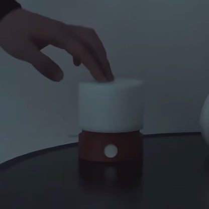Rechargeable cylinder-shaped LED night light