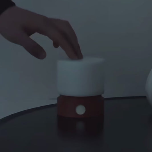 Rechargeable cylinder-shaped LED night light