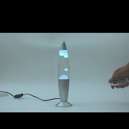 RGB color changing lava lamp with remote control ambient lighting