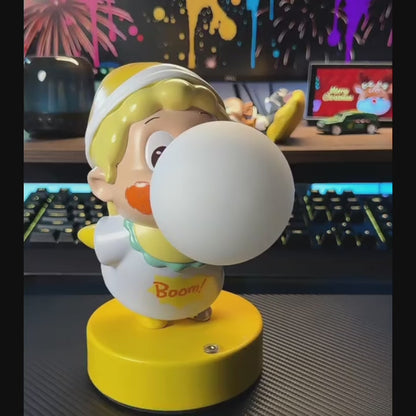 Lumiosa™ Star Messenger - Resin Art Toy Night Light | Cordless Touch LED Lamp for Bedroom & Nursery